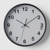 Piクロック 壁時計 (正面)