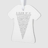 Piグラフィックのスライス オーナメント (正面)