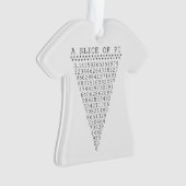 Piグラフィックのスライス オーナメント (正面)