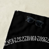 Piグラフィックの緩和曲線 ビーチタオル (インサイチュ)