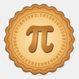 Piスタンプの多く ラウンドシール