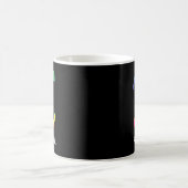Piデイ絞り染めTシャツMath先生Physics Te コーヒーマグカップ (中央)