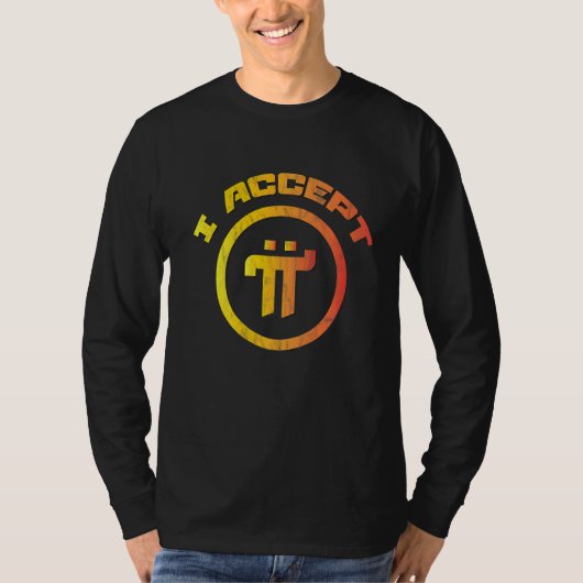 Piネットワークパイオニア暗号通貨Crypto I受け入れ Tシャツ (正面)