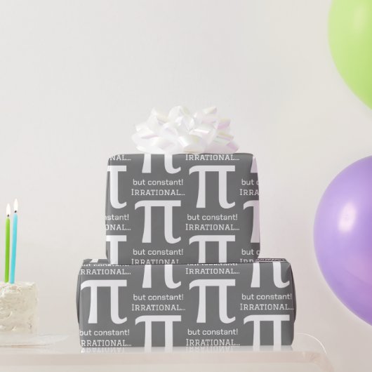 Piパーソナライズされた記号、数学の恋人 ラッピングペーパー (パーティーギフト)