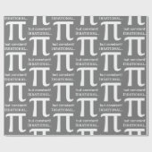 Piパーソナライズされた記号、数学の恋人 ラッピングペーパー (フラット)