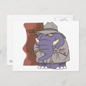 PIプライベートアイスパイススニーカー象 ポストカード (正面/裏面)