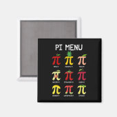 Piメニュー円Math Day数学Math先生Pi S マグネット (正面/裏面)