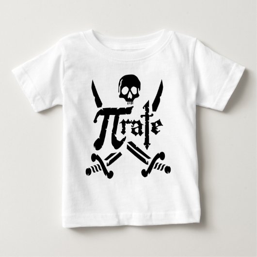 Piレート ベビーTシャツ (正面)