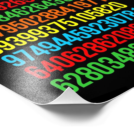 Pi値Math先生Math Math Student フォトプリント (角)