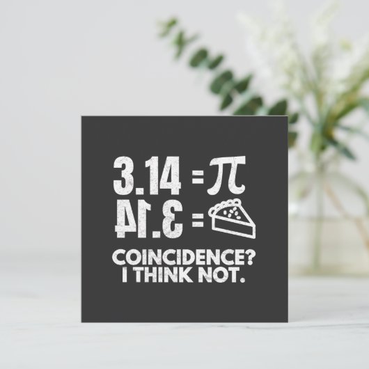 Pi偶然Pi日 カード (スタンド正面)