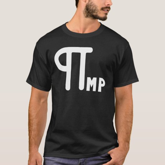 Pi売春あっせん業者キュート解おもしろい算教え問題 Tシャツ (正面)