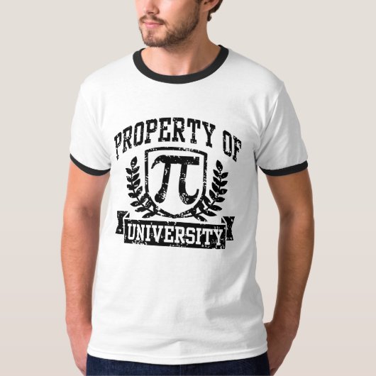 Pi大学の財産 Tシャツ (正面)