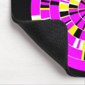 Pi抽象芸術02 – オンブラック マウスパッド (コーナー)