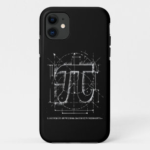 Pi数スケッチ iPhone 11 ケース