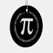 Pi数デザイン セラミックオーナメント (右)