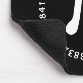 Pi数デザイン マウスパッド (コーナー)