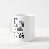 Pi数ユーモア コーヒーマグカップ (正面左)