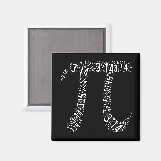 Pi数学おたく マグネット (正面/裏面)
