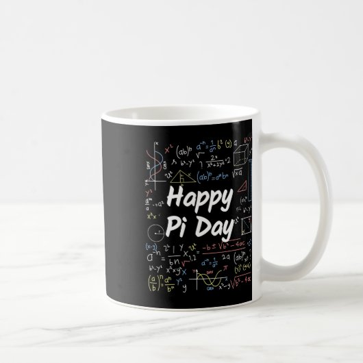 Pi数学先生学生おもしろいハッピー国際的 コーヒーマグカップ (右)