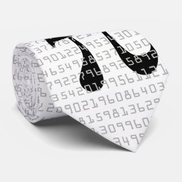 Pi数学定数の多くの桁 ネクタイ