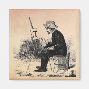 Pi数絵画 マグネット