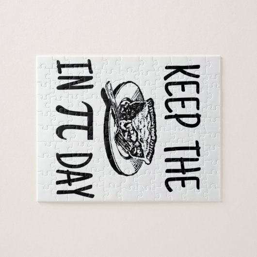 Pi日のパイを保存して下さい ジグソーパズル (横)