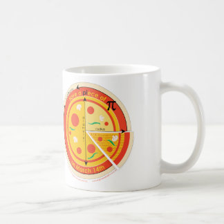 Pi日のマグのパイの部分 コーヒーマグカップ