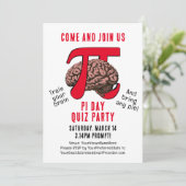 PI日のメモリパーティー 招待状 (スタンド正面)