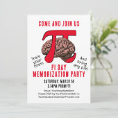 PI日のメモリパーティー 招待状 (スタンド正面)