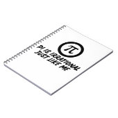 PI日の引用文の人生,数学の愛好家,数学の先生 ノートブック (左側)