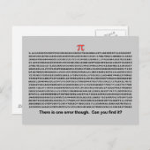 Pi日の郵便はがき ポストカード (正面/裏面)