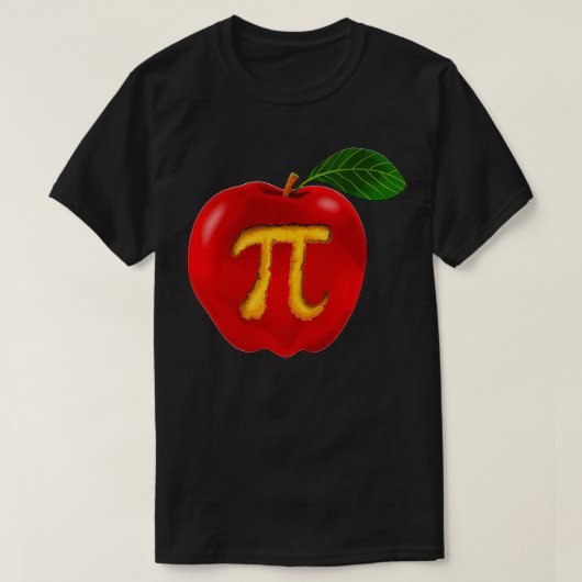 PI日アップル数学スクール2019ギフト男性女性子供 Tシャツ (デザイン正面)
