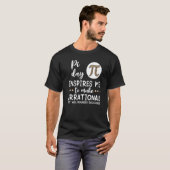 Pi日インスパイアMe算数Piシンボルレオパード Tシャツ (正面フル)