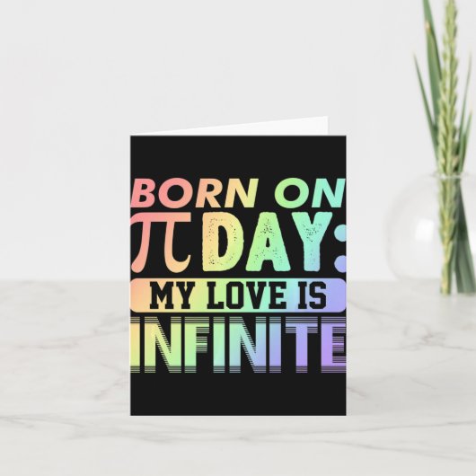 Pi日ギフトプレミアム カード (正面)