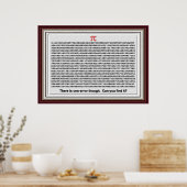 Pi日グラフ(おもしろい) ポスター (キッチン)