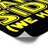 Pi日来算数の側にPiギーク数 ポスター (角)