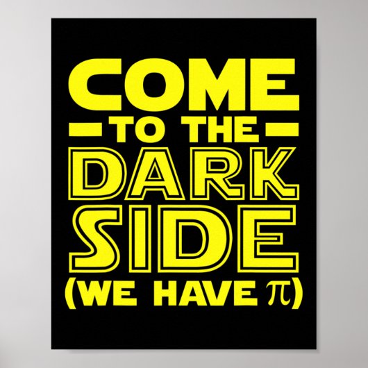 Pi日来算数の側にPiギーク数 ポスター (正面)