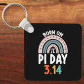 Pi日生まれ誕生日算数おもしろい キーホルダー (正面)