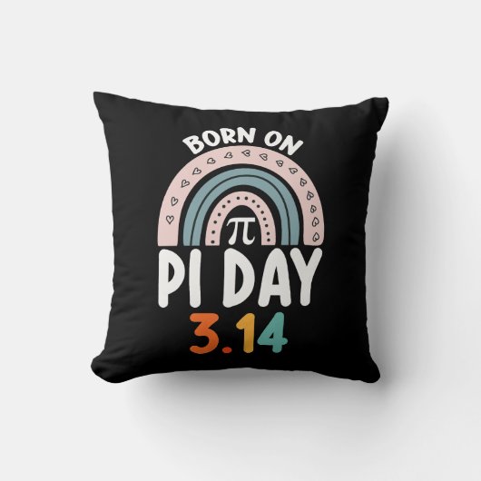 Pi日生まれ誕生日算数おもしろい クッション (正面)