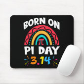 Pi日生まれ誕生日2025レインボーPi日Math T マウスパッド (マウス)