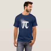 Pi日3.14のスタイリッシュな文字の動きの道の数学のギーク Tシャツ (正面フル)