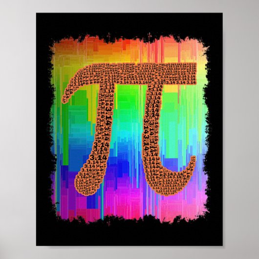 Pi日3.14 3月14日クールおたく演算おもしろいギークR ポスター (正面)