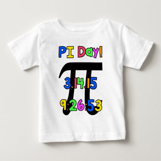 PI日! ベビーTシャツ (正面)