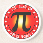 Pi日 – Piの年3/14/15 9:26:53 コースター (正面)