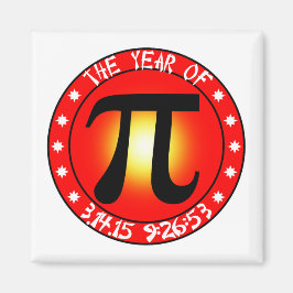 Pi日 – Piの年3/14/15 9:26:53 マグネット