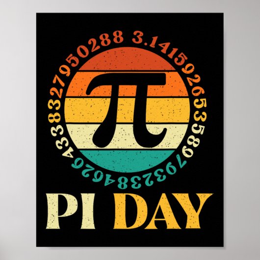 Pi日 – Pi日Math Lover Piシンボルサイエンス ポスター (正面)