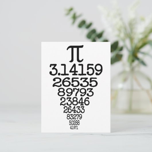 Pi日compleye 3.14 ポストカード (スタンド正面)