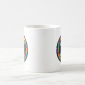 Pi日Piの記号 コーヒーマグカップ (中央)