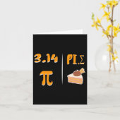 Pi日Thanksgiving鏡画像3.14はパイマ カード (黄色い花)