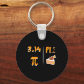 Pi日Thanksgiving鏡画像3.14はパイマ キーホルダー (正面)